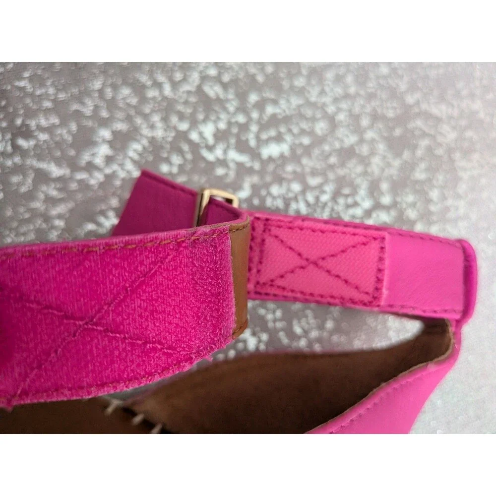 Pink Espadrille Wedge Sandals - Women